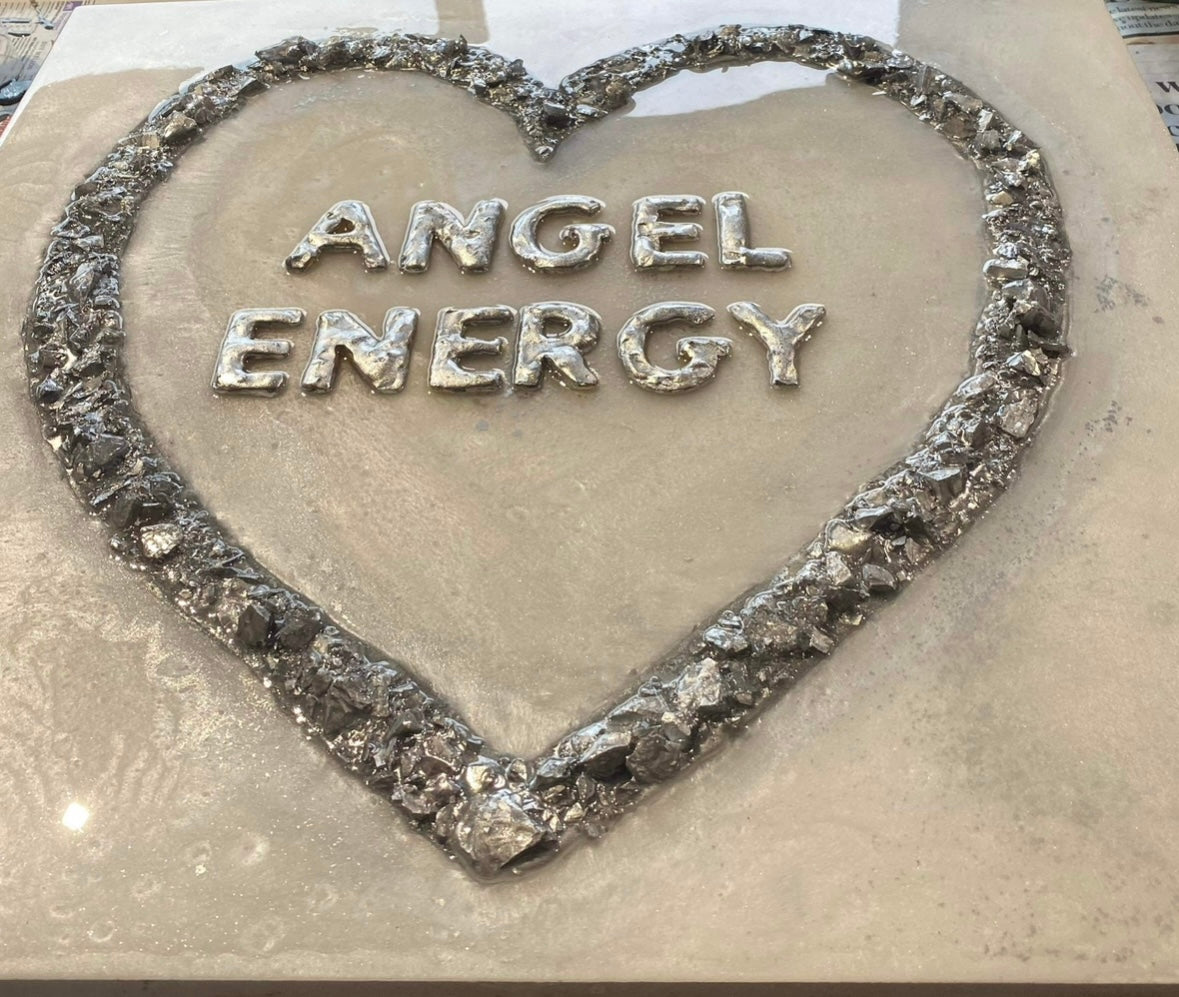 Heart Art with Ashes