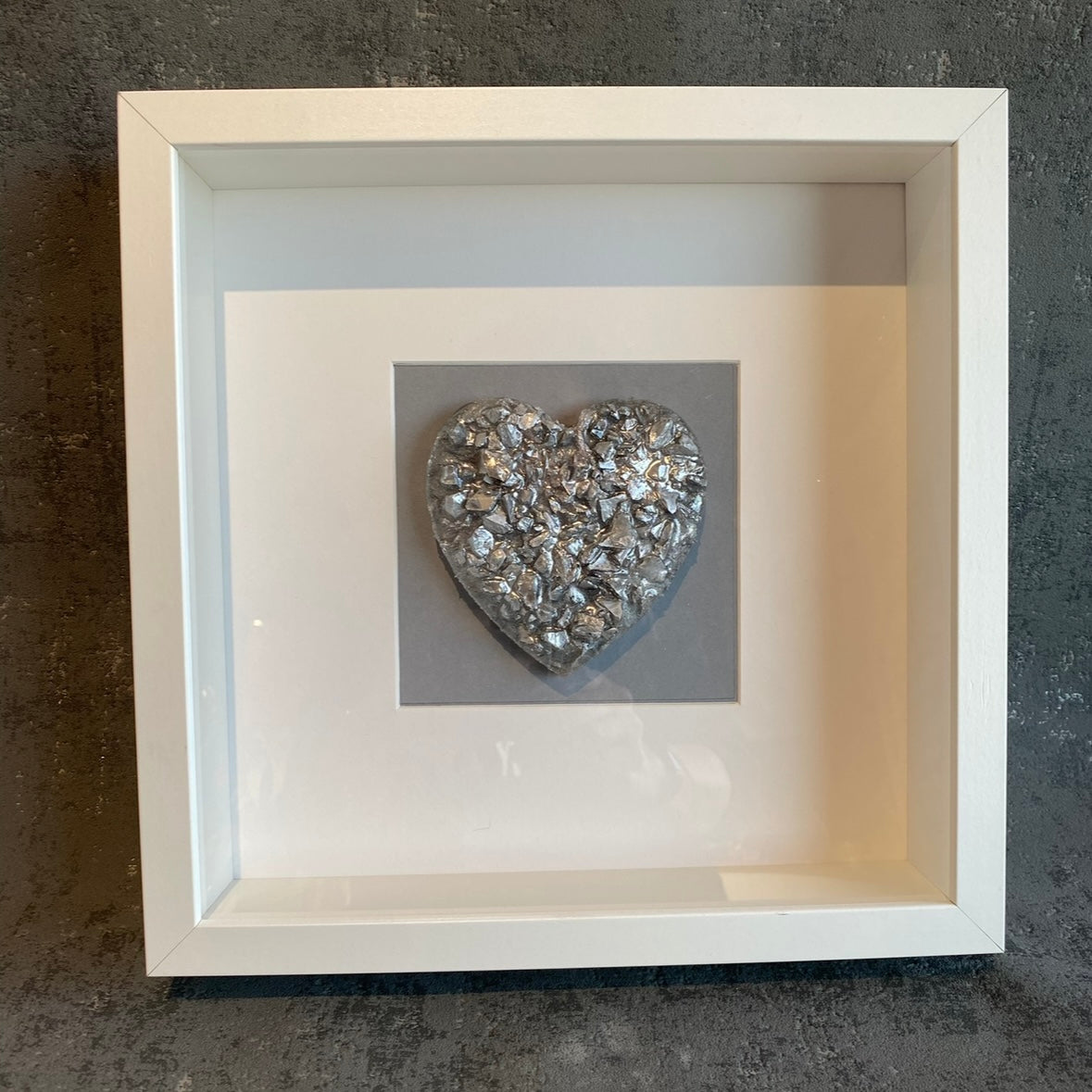 Framed Heart with Ashes
